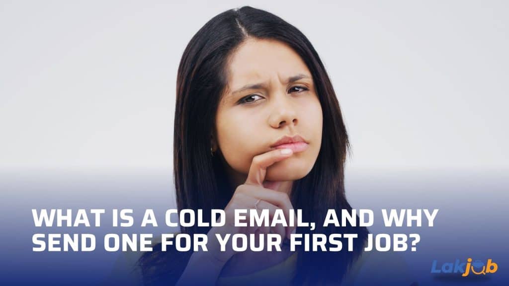 how to write a cold email for a job
