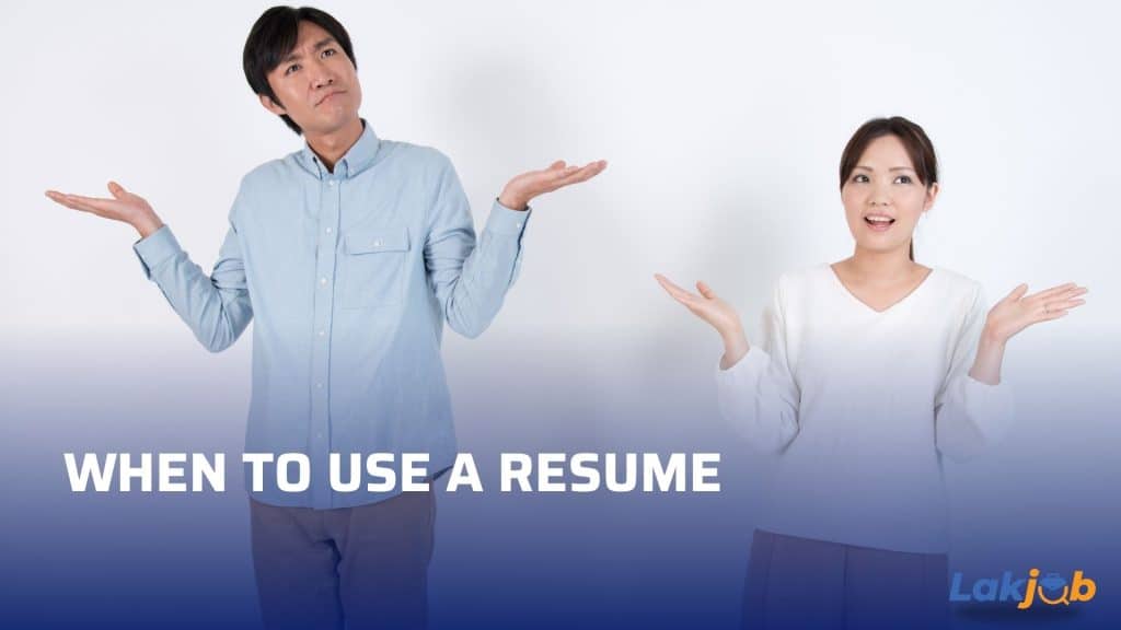 difference between CV and resume