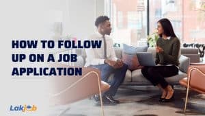 how to follow up on a job application
