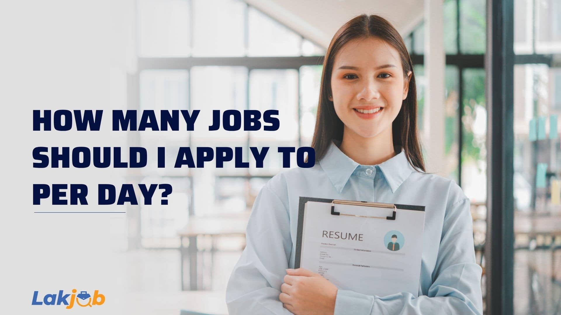 how many jobs should I apply to per day